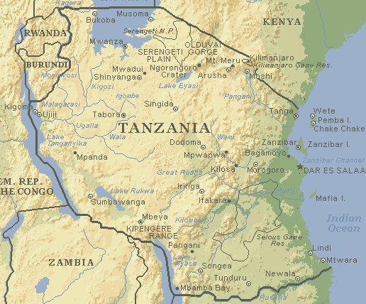 Liwot ke Tanzania