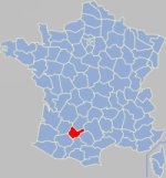 Tarn-Et-Garonne golaki koe Franca