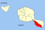 Taiarapu-Ouest moe Tahiti ewala koe Francafa Polinesia